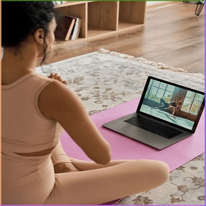 A professional rider on a horse